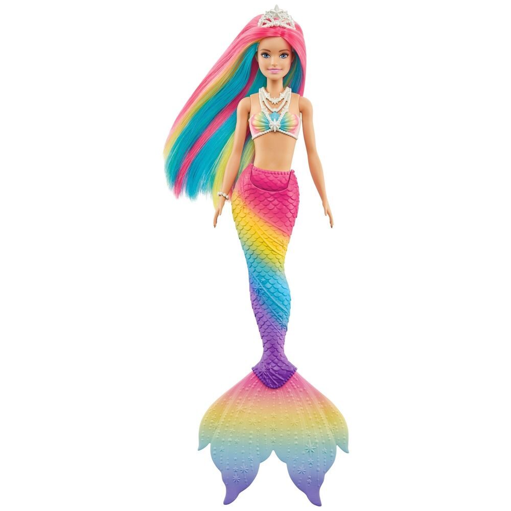 Boneca Barbie Dreamtopia Sereia Mattel Muda de Cor GTF89 - 30 cm - 2