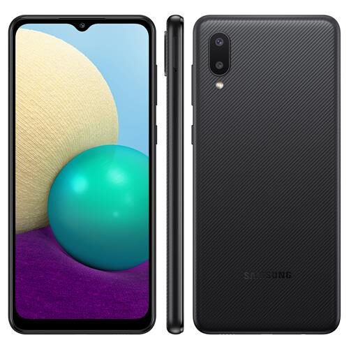 Smartphone Samsung Galaxy A02 Preto 32GB, Tela Infinita de 6.5", Câmera Traseira Dupla, Android 10.0, Dual Chip e Processador Quad-Core é boa?