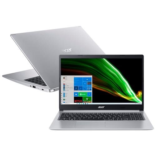 Menor preço em Notebook Acer Core i5-1035G1 8GB 256GB SSD Placa de Vídeo 2GB Tela Full HD 15.6” Windows 10 Aspire 5 A515-55G-588G
