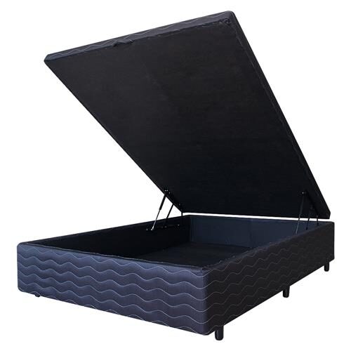 Base Box para Colchão Casal Smartflex Dakota com Baú 35x138x188 cm - Preto é boa?