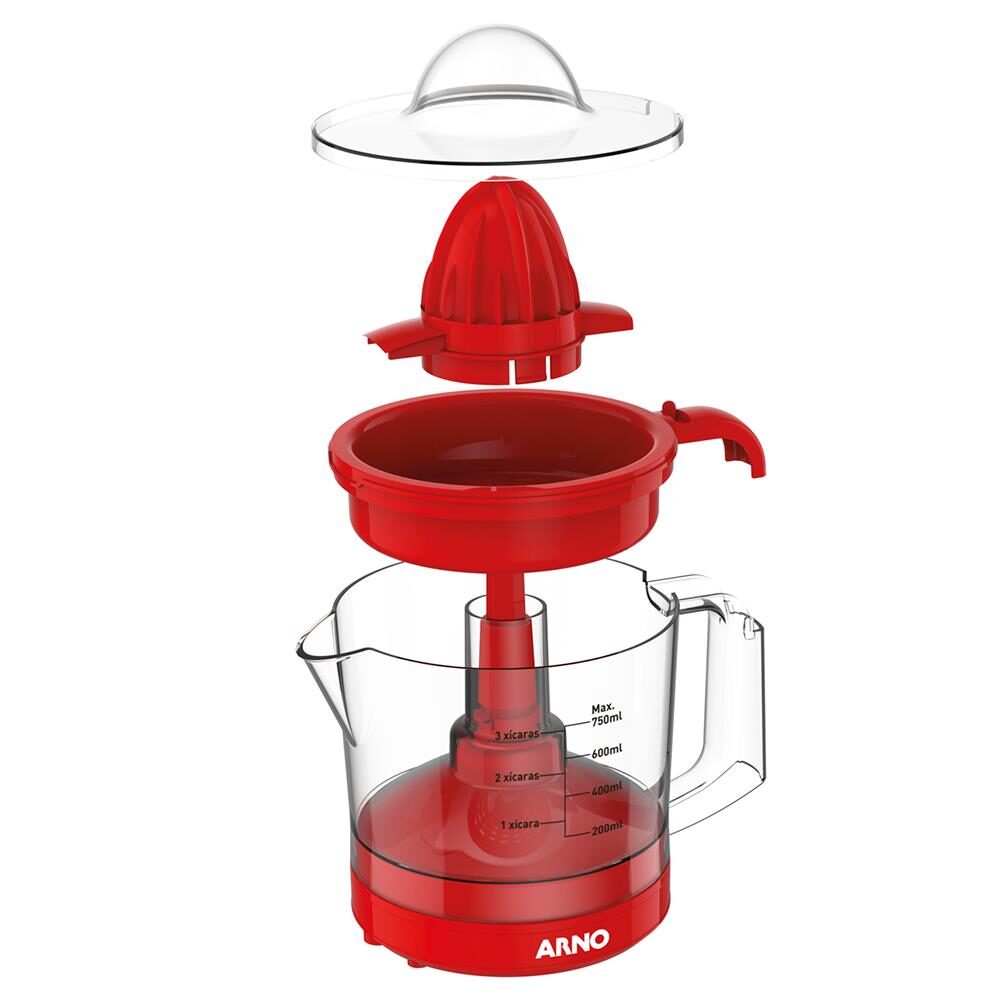 Espremedor de Frutas Arno Suco Express CP32 40W – Vermelho - 220V - 2