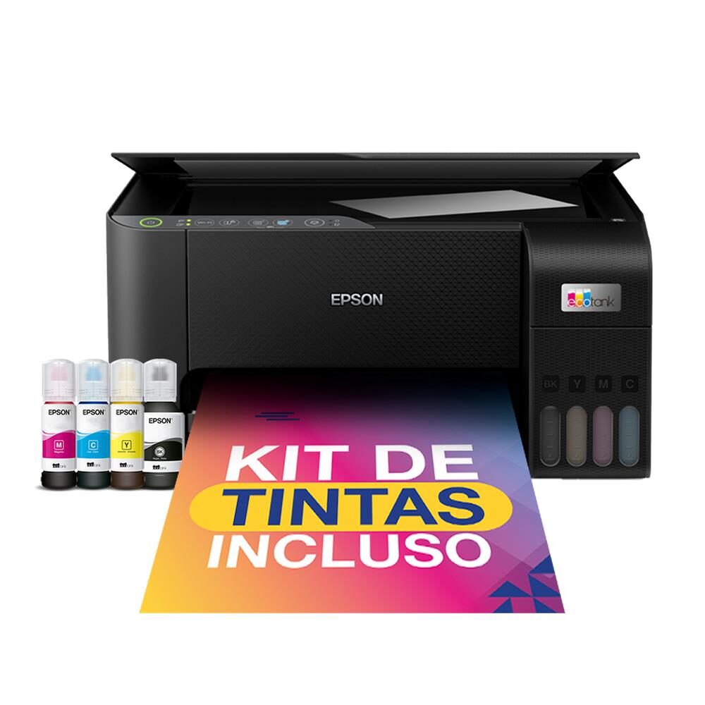 Multifuncional Tanque de Tinta Epson EcoTank L3250 Wireless - Impressora, Copiadora, Scanner