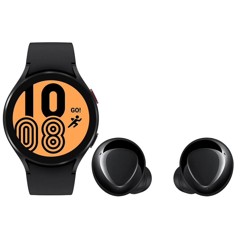 Smartwatch Samsung Galaxy Watch4 BT 44mm Preto + Fone de Ouvido Samsung Galaxy Buds+