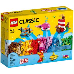 LEGO Classic: Diversão Criativa no Oceano - 333 Peças - 1