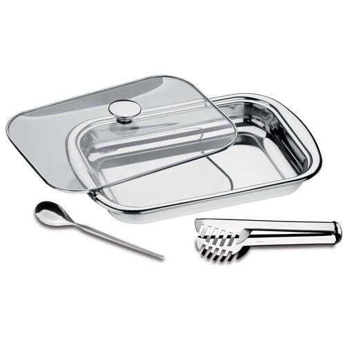 Jogo Tramontina c/ Travessa, Pegador e Colher - Inox é boa?