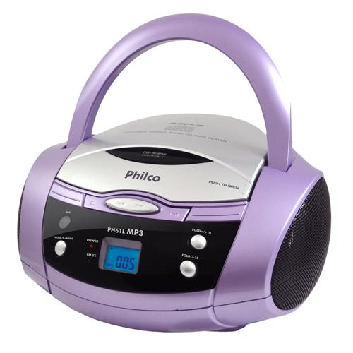 CD Player Portátil Philco PH61L c/ MP3 - Lilás é boa?