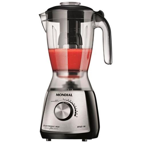 Liquidificador Mondial Eletronic Filter Premium com 10 Velocidades Função Pulsar e Filtro 700W L-66 – Inox/Pret é boa?