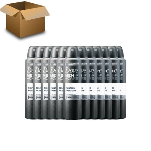Menor preço em Desodorante Antitranspirante Aerosol Dove 12 Unidades MEN+CARE Sem Perfume 89g