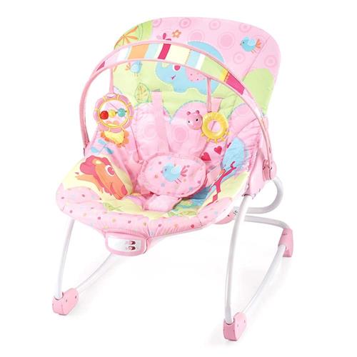 Menor preço em Cadeirinha de Balanço Rocker com Sistema Vibratório Mastela  6903 - Rosa