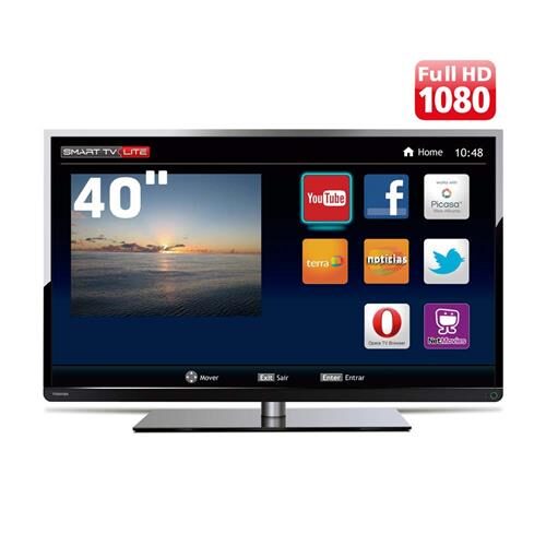 Menor preço em Smart TV LED 40" Full HD Semp 40L2400 com Conversor Digital Integrado, Entradas HDMI e Entrada USB