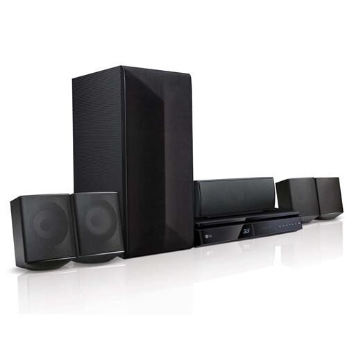 Menor preço em Home Theater LG LHB625M 5.1 Canais com Blu-ray Player 3D, Smart TV, Bluetooth, Entrada USB, HDMI e Lê DVD - 1000W