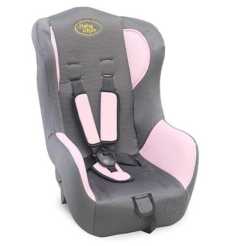 Menor preço em Cadeira para Automóvel Baby Style - 9 a 18kg - Rosa Cinza