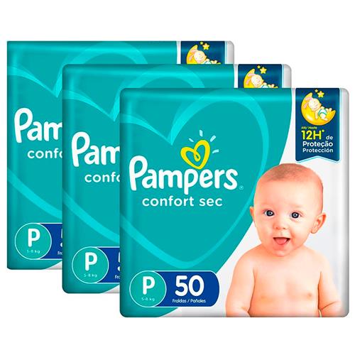 Fralda Pampers Confort Sec Tamanho P 150 Unidades é boa?