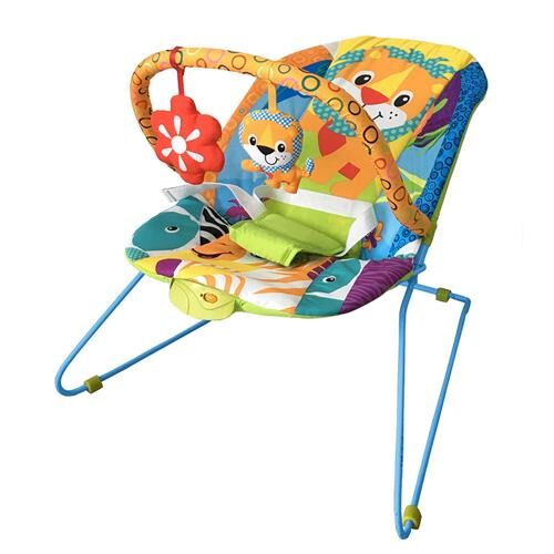 Menor preço em Cadeira de Descanso Vibratória Baby Style Lite Safari Aqua - 0 a 11kg