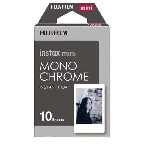 Menor preço em Filme Instantâneo Fujifilm Instax Mini Monochrome Pacote com 10 Fotos