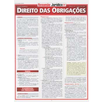 Menor preço em Livro - Resumão Jurídico - Direito Obrigações - Lauro R. Escolar Jr.