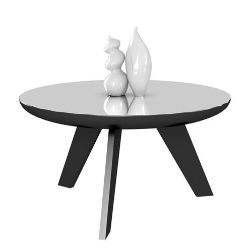 Menor preço em Mesa de Centro Imaza Peg Lev Flora com Espelho