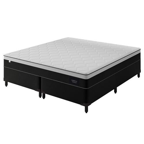 Cama Box + Colchão King Size Plumatex Lisboa com Pillow Inn e Molas Ensacadas 62x193x203 cm - Branco/Preto é boa?