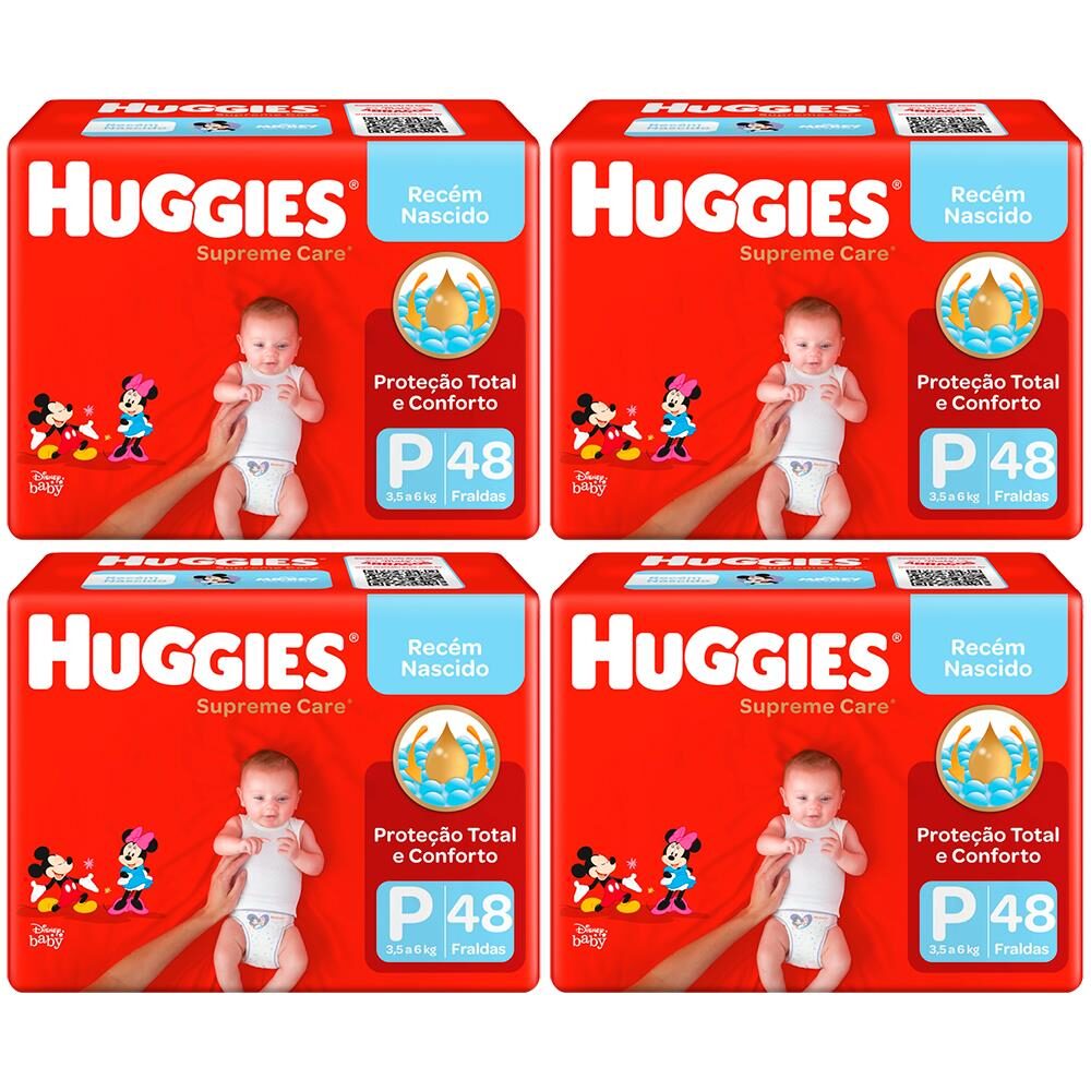 Fralda Huggies Supreme Care P - 192 Unidades