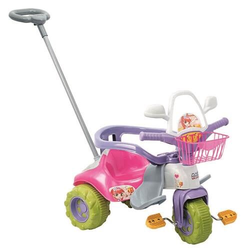 Triciclo Tico Tico Magic Toys Zoom Meg com Aro para Proteção - Rosa/Verde/Lilás/Branco é boa?