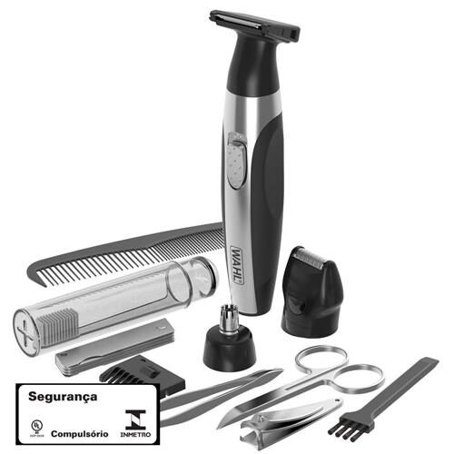 Kit Aparador de Pelos Wahl Clipper Travel 3 em 1 5604-208 Sem Fio Cinza/Preto - à Pilha é boa?