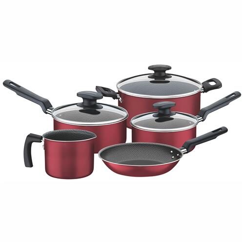 Conjunto de Panelas Tramontina Bergamo com Revestimento Antiaderente Vermelho – 5 Peças é boa?