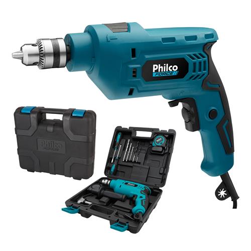 Kit Furadeira de Impacto Philco PFU01MF com Mandril 3/8 e Maleta com 11 Peças - 650W é boa?