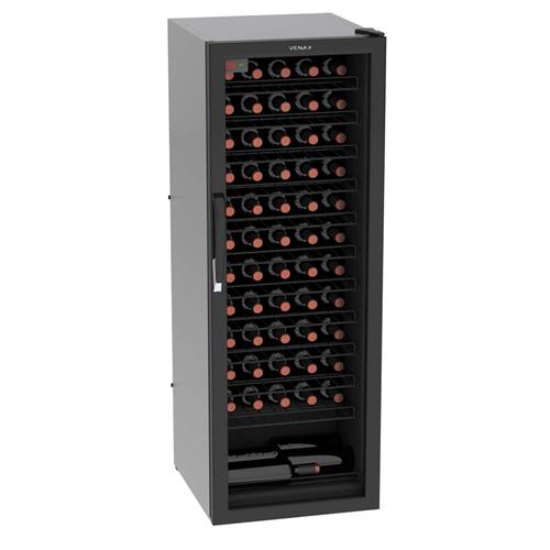 Adega de Vinhos Venax NGV 200 L para 59 Garrafas - Inox Menor preço em Adega de Vinhos Venax NGV 200 L para 59 Garrafas - Inox