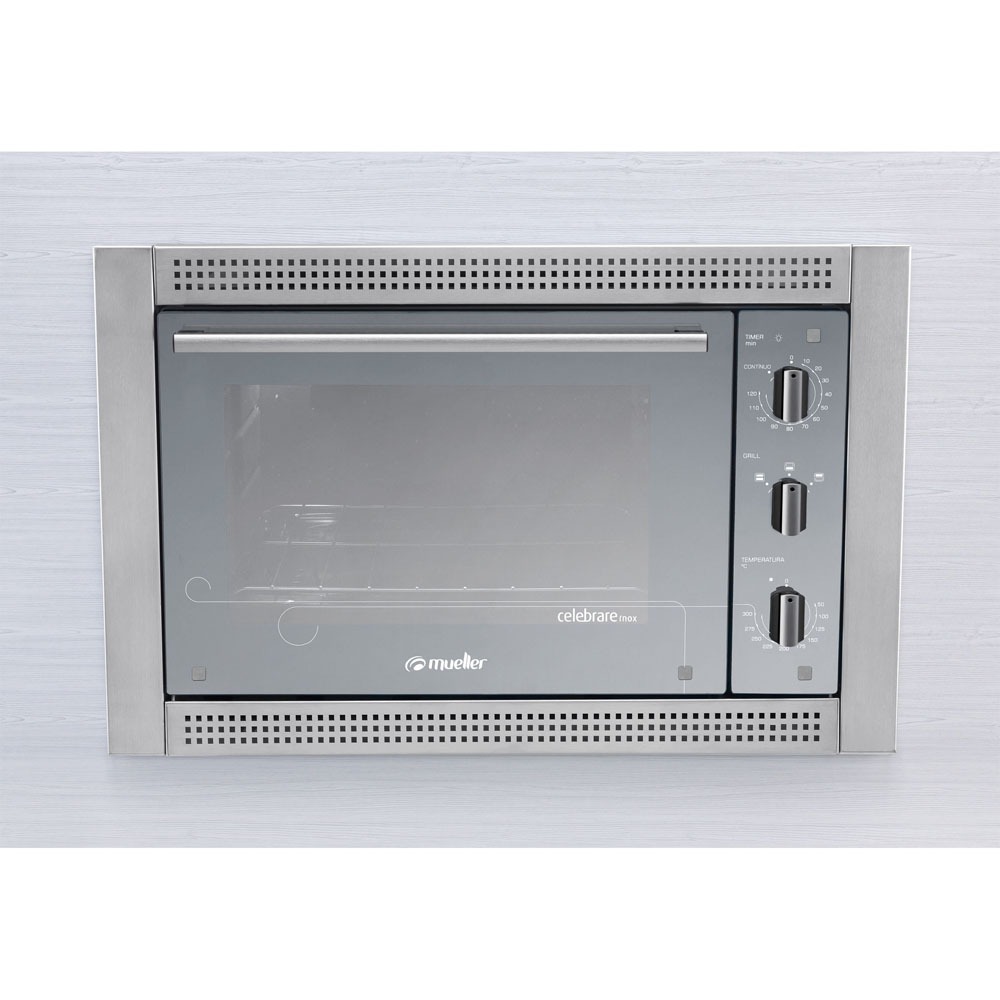 Forno De Embutir El Trico Mueller Celebrare Inox 44 Litros Forno De Embutir El Trico Mueller Celebrare Inox 44 Litros
