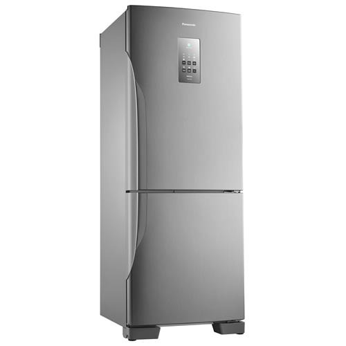 Refrigerador Panasonic NR-BB53PV3X Frost Free com Tecnologia Inverter Aço Escovado - 425L Menor preço em Refrigerador Panasonic NR-BB53PV3X Frost Free com Tecnologia Inverter Aço Escovado - 425L