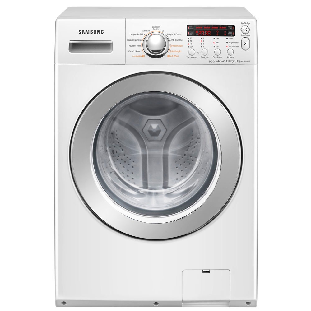 Lavadora/Secadora de Roupas Samsung WD136UVHJWDFAZ com Ecobubble 13Kg