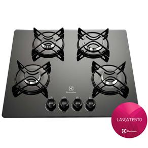 Cooktop 4 bocas brastemp com duplachama e timer touch