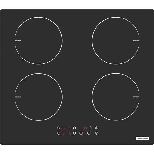 Cooktop 4 Bocas Tramontina Vitrocerâmico por Indução Square Touch 94746