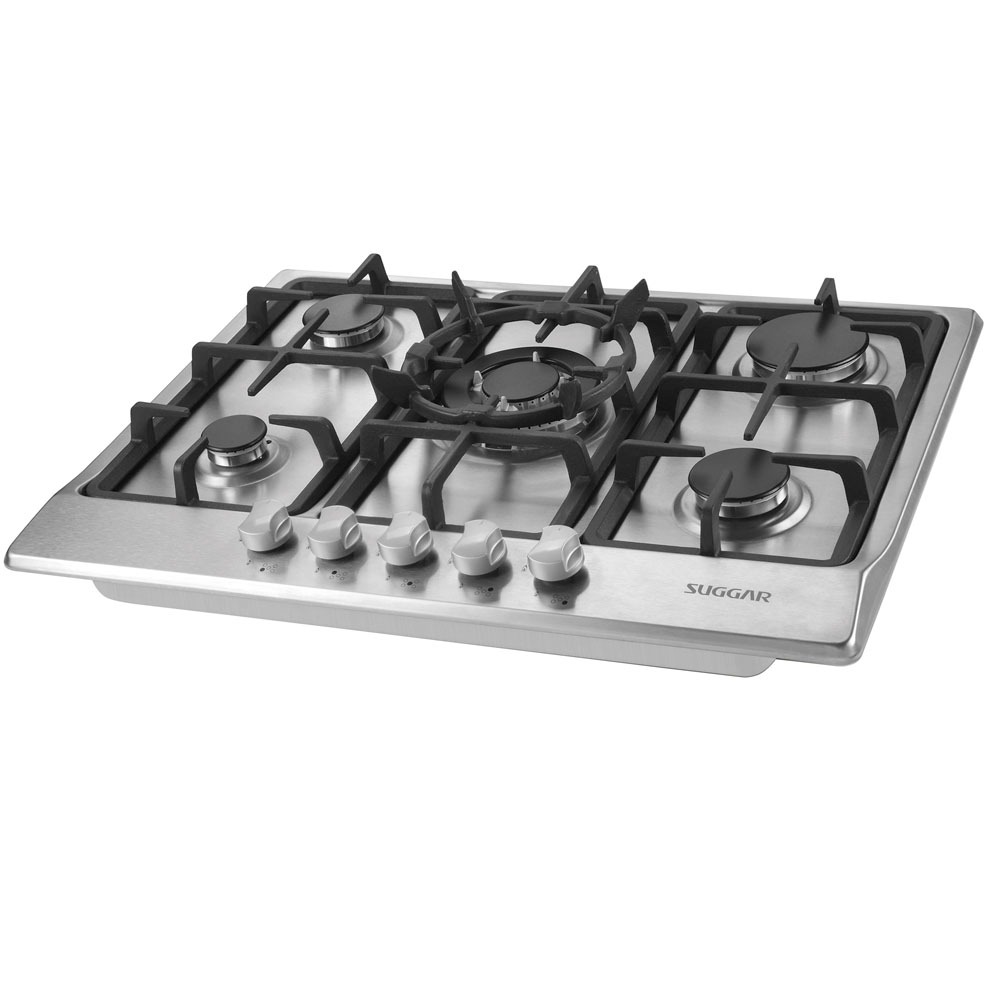 Cooktop a Gás 5 Bocas Suggar FG7505IX Inox 5 Bocas no