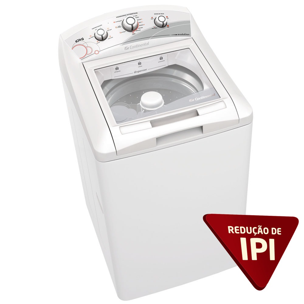Lavadora de Roupas Continental 10 kg Evolution LVCT1030LA undefined Loading  zoom