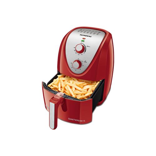 Fritadeira Sem Óleo Air Fryer Mondial Grand Family Inox