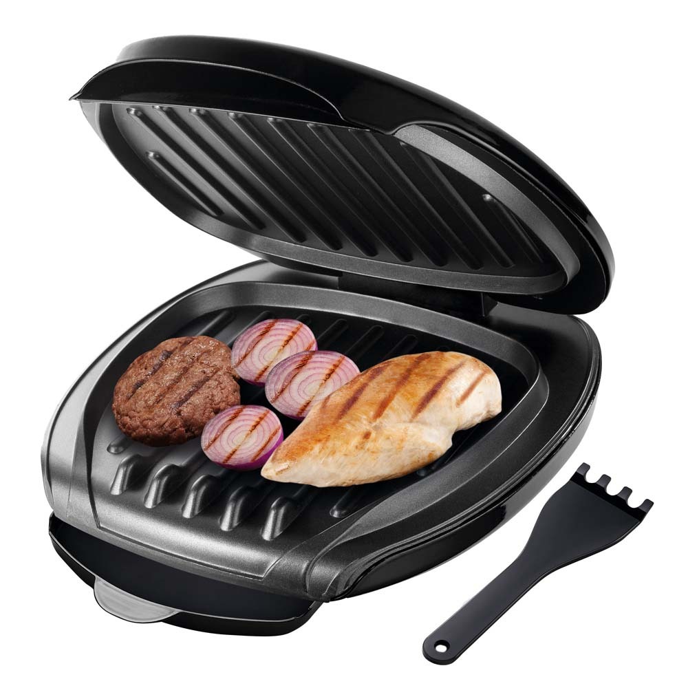 Sanduicheira Grill Mondial Express G-06 c/ Grelhas Duplas e Bandeja Coletora - Preto - Sanduicheira Grill | Extra | 257235