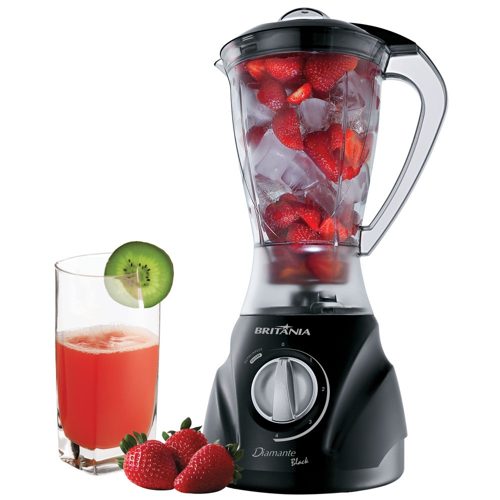 Liquidificador Brit Nia Diamante Black 400w Liquidificadores No Liquidificador Brit Nia Diamante Black 400w Liquidificadores No