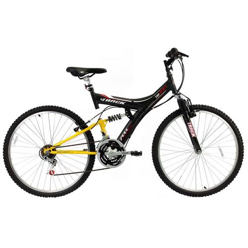 Bicicleta Aro 26 Track Bikes TB100XS com 18 Marchas e Dupla Suspensão Bicicleta Aro 26 Track Bikes TB100XS com 18 Marchas e Dupla Suspensão
