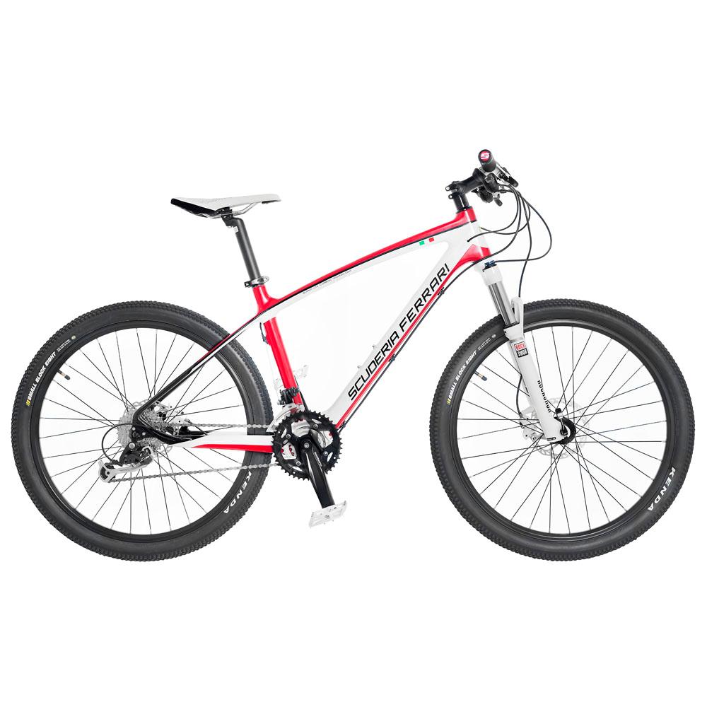 Bicicleta Aro 26 Ferrari com 27 Marchas e Suspensão Dianteira - Branca - Aro 26 no Extra.com.br