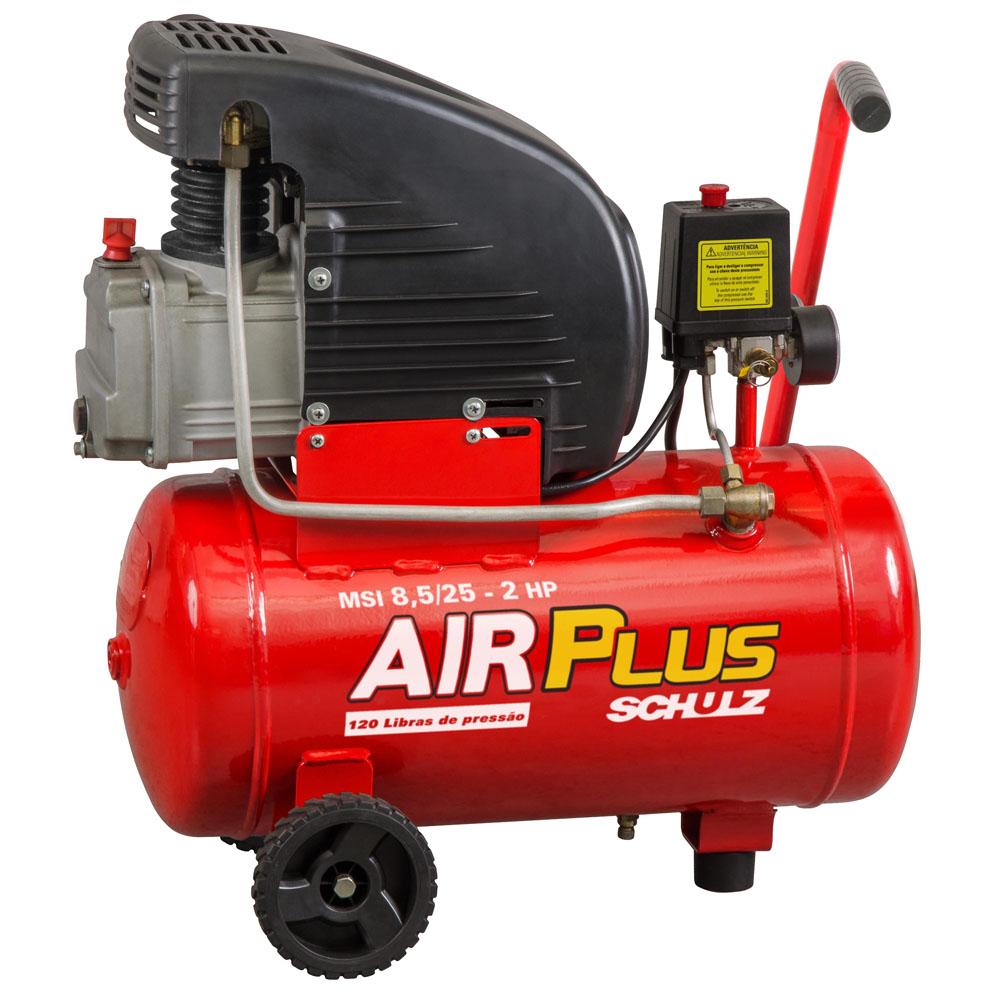 Compressor de Ar MSI 8,5 Schulz - 25L - Compressores de Ar no Extra.com.br