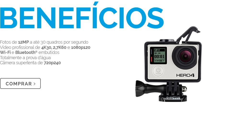 Benefícios HERO4 Black