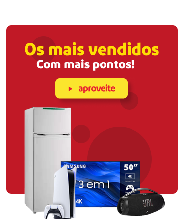 Para tudo! Encontre os produtos queridinhos do momento e acumule pontos