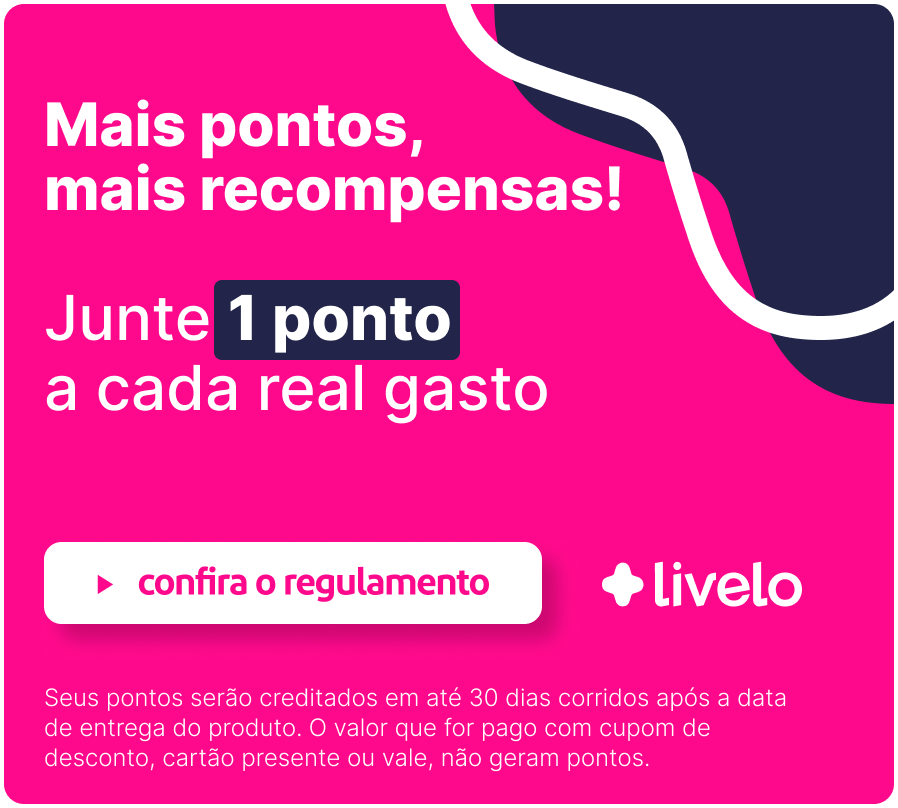 Acumule 1 ponto a cada real gasto