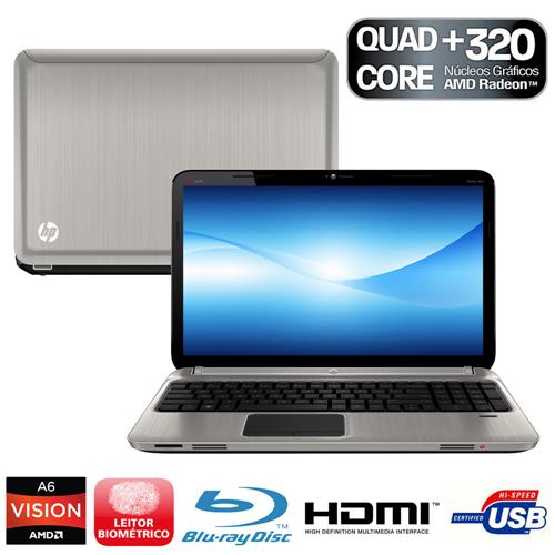 Exclusivo HP Notebook HP Pavilion DV66170BR com AMD Vision A63400M