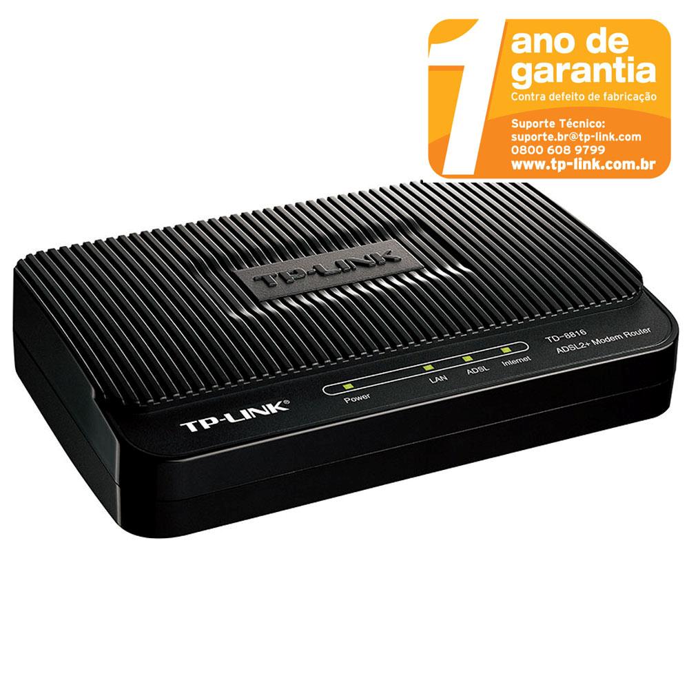 Modem Roteador ADSL TPLink TD8816 Modems no