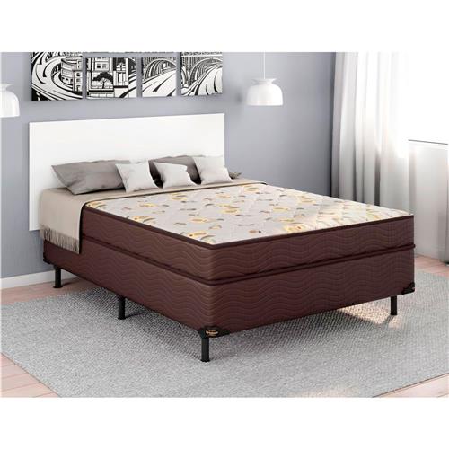 Cama Box Conjugada Casal Ortobom Turin Spring com Ortopillow e Molas Nanolastic 43x138x188cm - Marrom/Bege é boa?