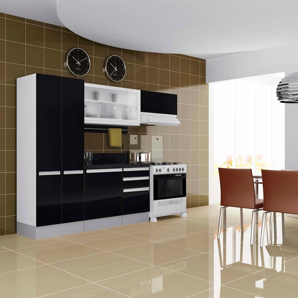 Cozinha Compacta Itatiaia Futura 3 Pe As Preto Branco Cozinha Cozinha Compacta Itatiaia Futura 3 Pe As Preto Branco Cozinha