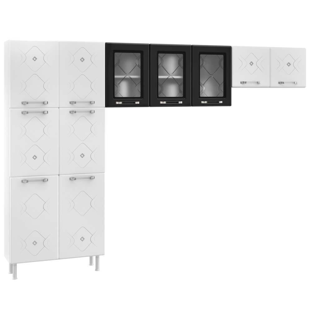 Cozinha Compacta Telasul Mirage 3 Pe As Com 9 Portas Cozinha Cozinha Compacta Telasul Mirage 3 Pe As Com 9 Portas Cozinha