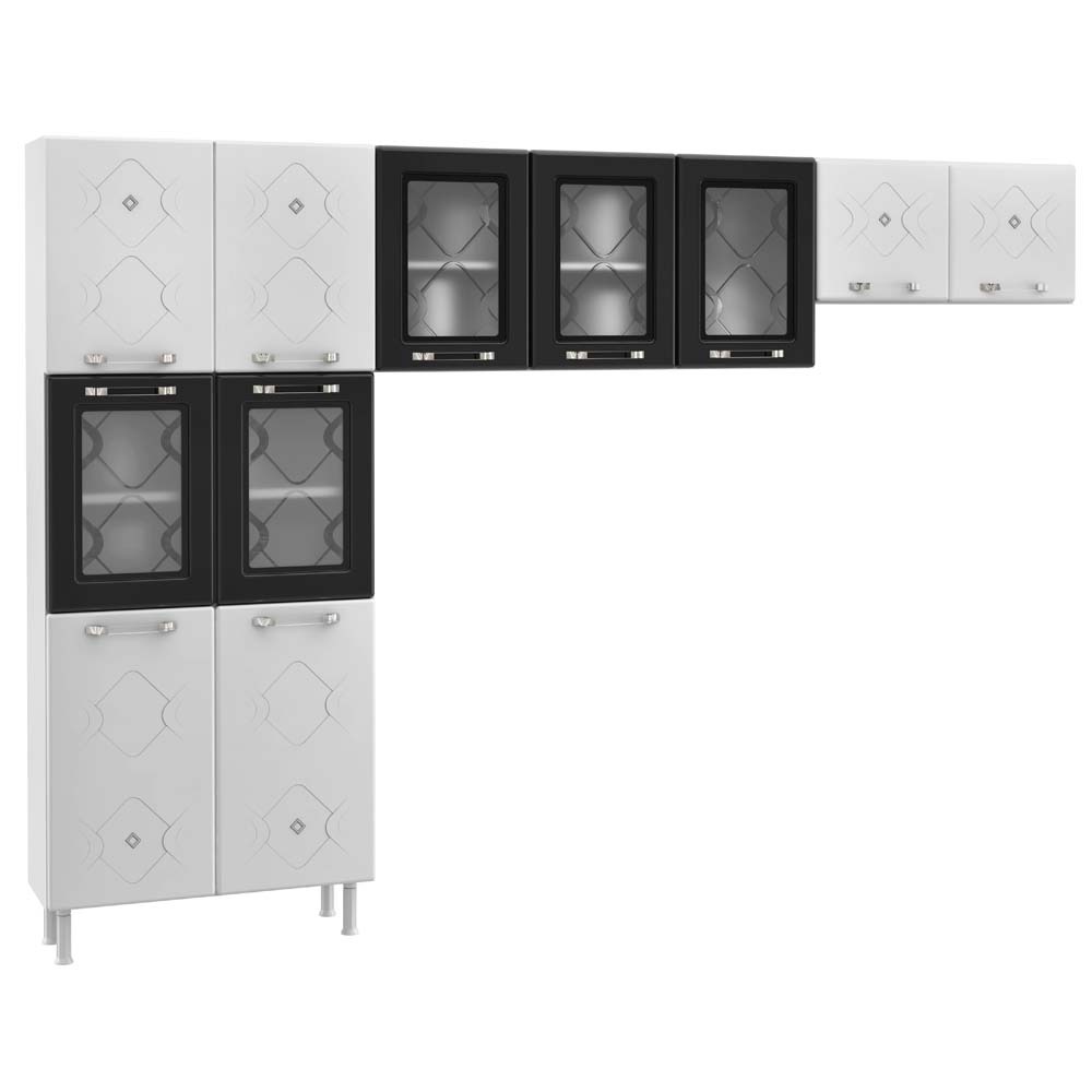 Cozinha Compacta Telasul Mirage 3 Pe As Com 11 Portas E 6 Cozinha Compacta Telasul Mirage 3 Pe As Com 11 Portas E 6